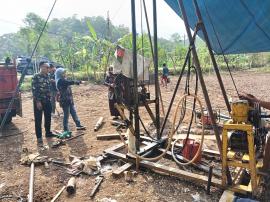 Kunjungi Lokasi Pengeboran Sumber Air di Solomo, Pengurus KORPRI Gunungkidul Sampaikan Apresiasi